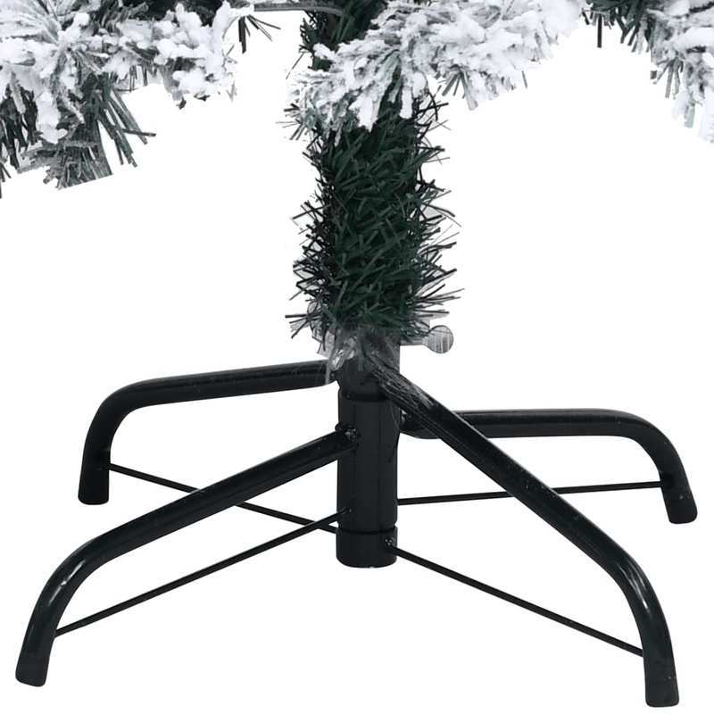 Kunstkerstboom – Nepkerstboom – Kerstboom – Sneeuwboom – Kunstboom – 300 cm Hoog – PVC Takken Met Witte Sneeuwlaag – Stevige Metalen Stam – Gebruiksklaar Zonder Montage