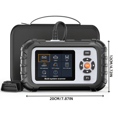 OBD2 Scanner – Codelezer – Diagnosetool – Autodiagnose – Foutcode Scanner – 5 Inch Kleurenscherm – 7 Onderhoudsresets