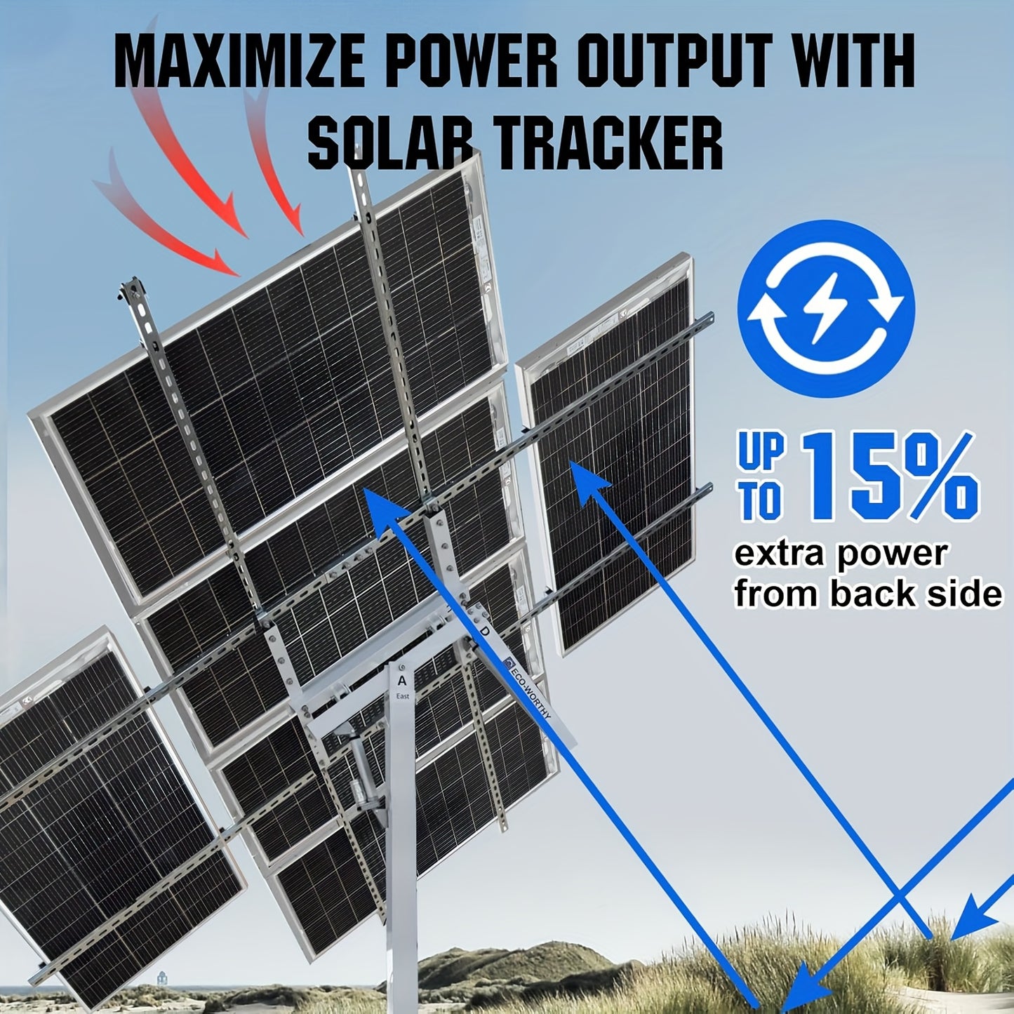 Zonnepaneel – Solar Panel – Zonnecellen – Solar Module – PV Paneel – Transparant – 120W Hoog Rendement – 18V Output