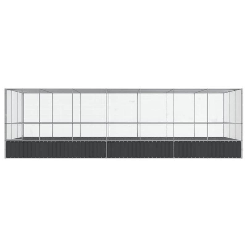 Volière – Vogelkooi – Vogelverblijf – Vogelhuis – Parkietenkooi – Gegalvaniseerd Staal – Modulair & Uitbreidbaar – Ruim & Duurzaam
