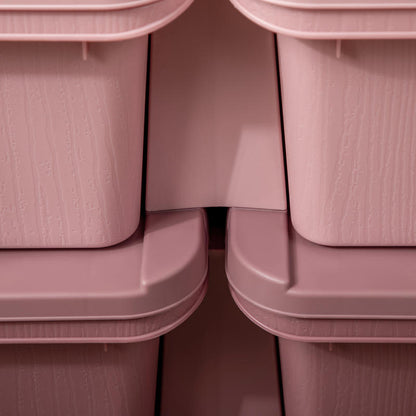 Opbergbox – Opbergdoos – Ladebak – Organizer – Sortimentsdoos – 3 Lades – Lichtgewicht Polypropyleen – Compact Roze Design