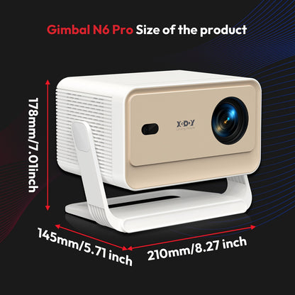 Beamer – Projector – Mini Beamer – Smart Projector – Full HD – 700 ANSI Lumen – WiFi 6 & Draagbaar