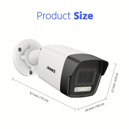 Bewakingscamera – Beveiligingscamera – Buitencamera – Surveillance Camera – 4-delige Set – 3K Resolutie – Kleurennachtzicht Met Spotlight