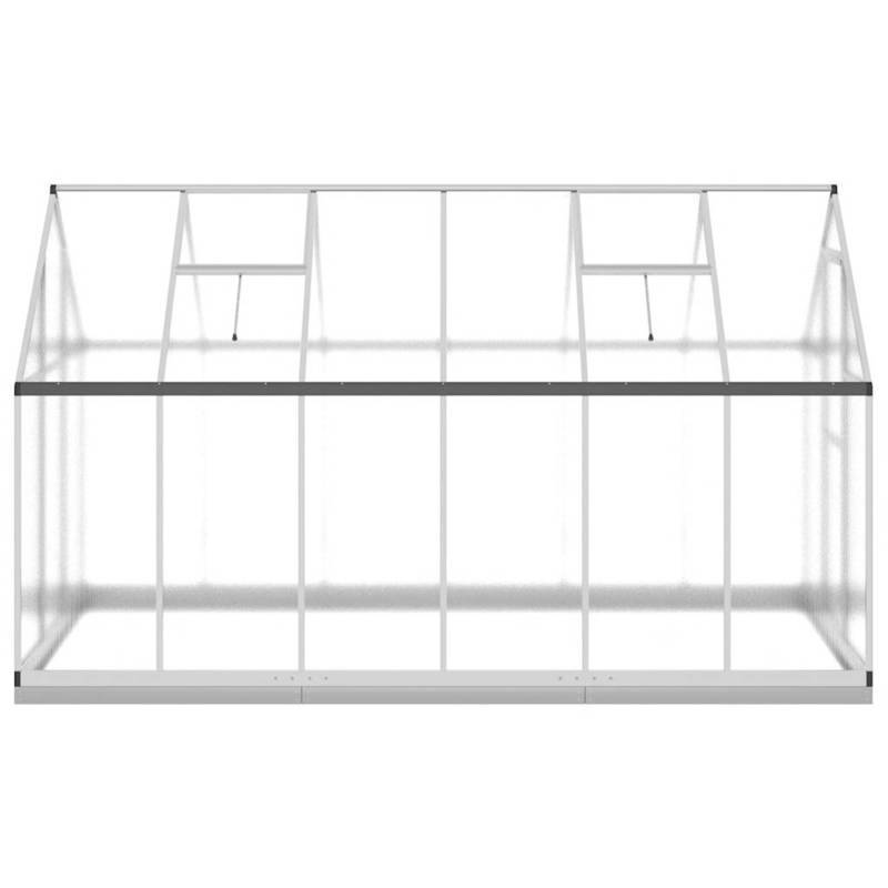 Kweektent – Kweekkas – Broeikas – Groeikas – Growtent – Aluminium Frame – Transparante Polycarbonaat Panelen – 334x169x202 cm – Weerbestendig & Ventilatie
