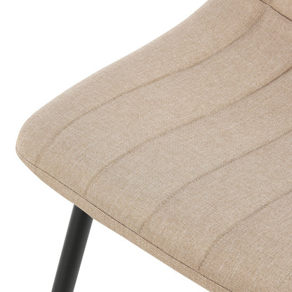 Eetkamerstoelen – Stoelen – Kuipstoelen – Eettafelstoelen – Keukenstoelen – Gestoffeerd – Stalen Onderstel – Set van 4 – Max 120 kg draaggewicht