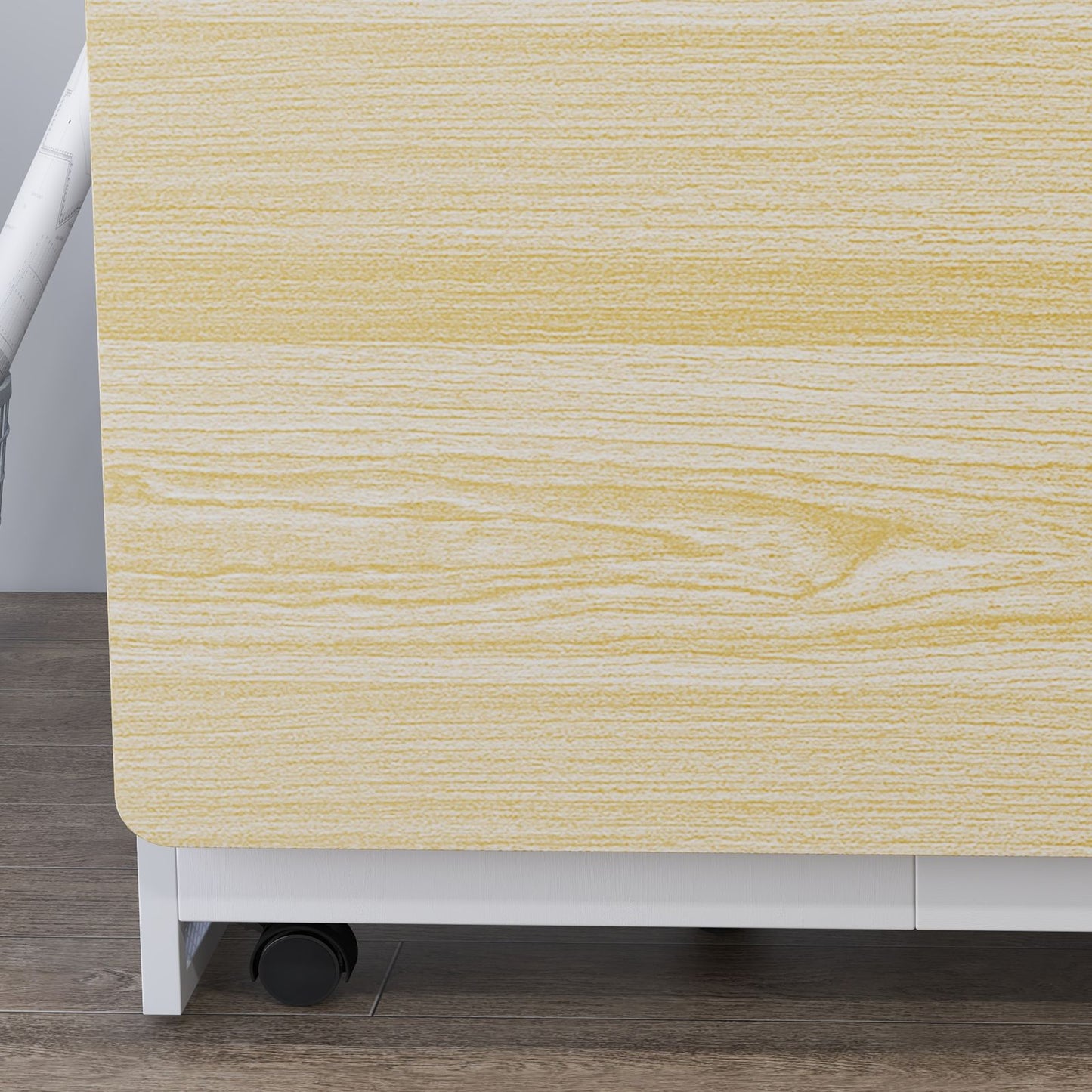 uitschuiftafel – verlengbare tafel – opklapbare eettafel – klaptafel – multifunctionele tafel – ruimtebesparend design – hardhouten blad & metalen onderstel – wit 127x80x75 cm