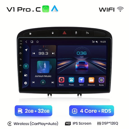Multimedia Speler – Carplay – Android Auto – Autoradio – 2 Din – 9 Inch Touchscreen – Wi-Fi Connectiviteit – 32GB Intern Geheugen