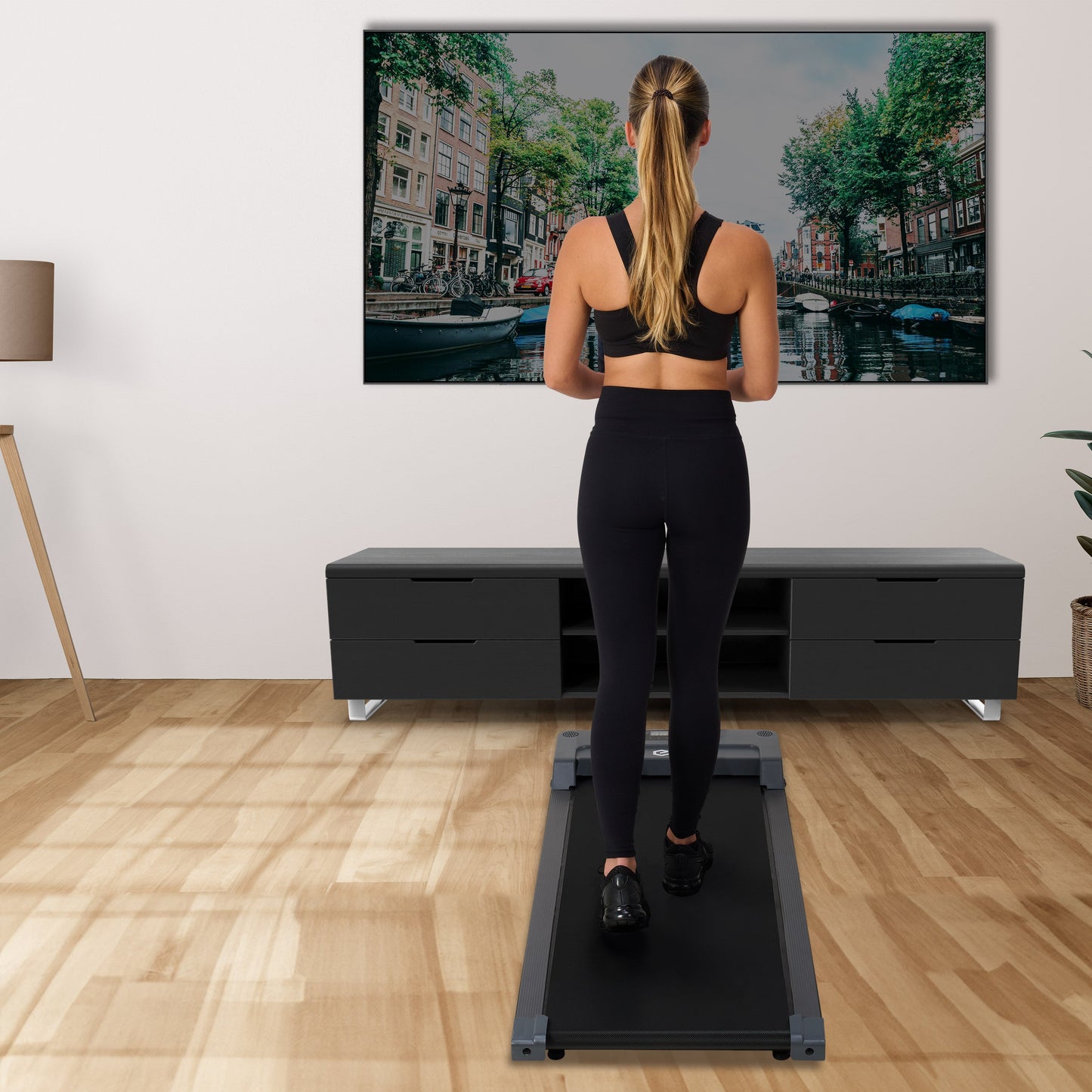 Walking Pad – Loopband – Compacte Loopband – Bluetooth Loopband – Thuis En Kantoor – Variabele Snelheid 1-6 Km/H – Schokabsorptie Met 8 Lagen