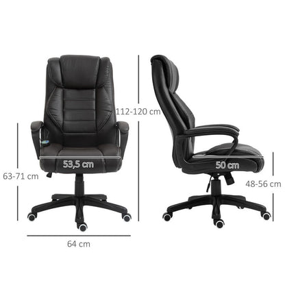 Ergonomische Bureaustoel – Kantoorstoel – Bureaustoel Met Massage – Werkstoel – Comfortabele Stoel – Verstelbare Hoogte – Verstelbare Rugleuning – Stevig Metalen Frame – Gewatteerde Zitting