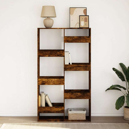 Bookcase Smoked Oak 100X33X175 Cm Wood Material