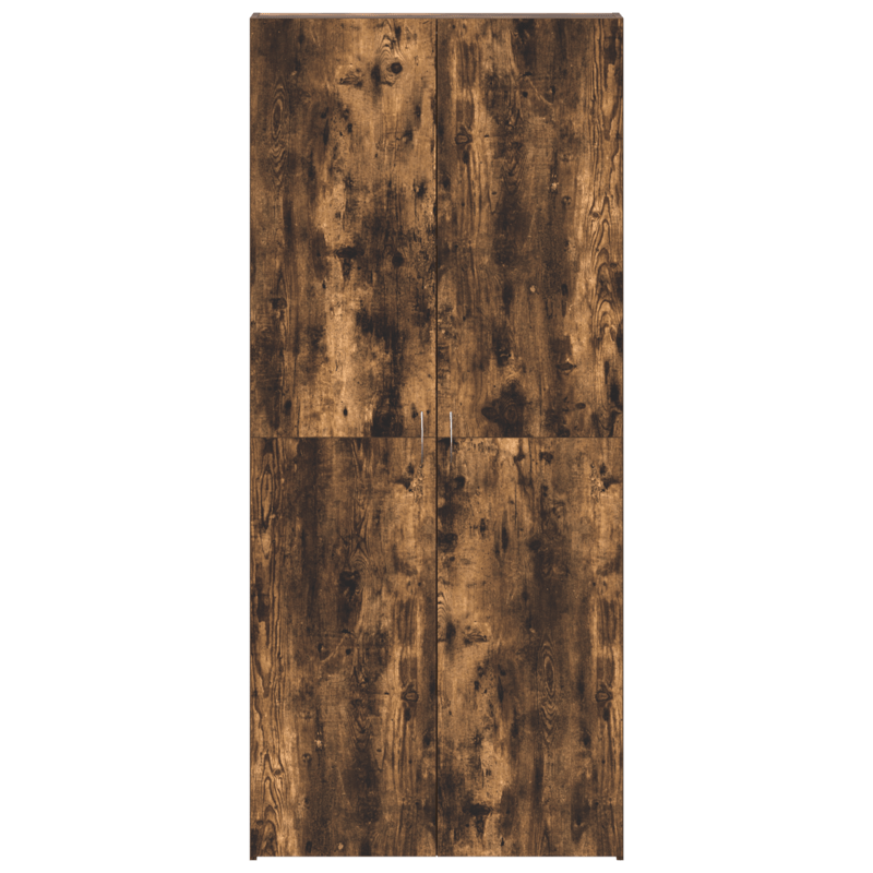 Schoenenkast – Schoenenrek – Schoenenopberger – Schoenenbank – Donkere Eiken Look – Ruim 80x35,5x180 cm – Hoogwaardig Hout