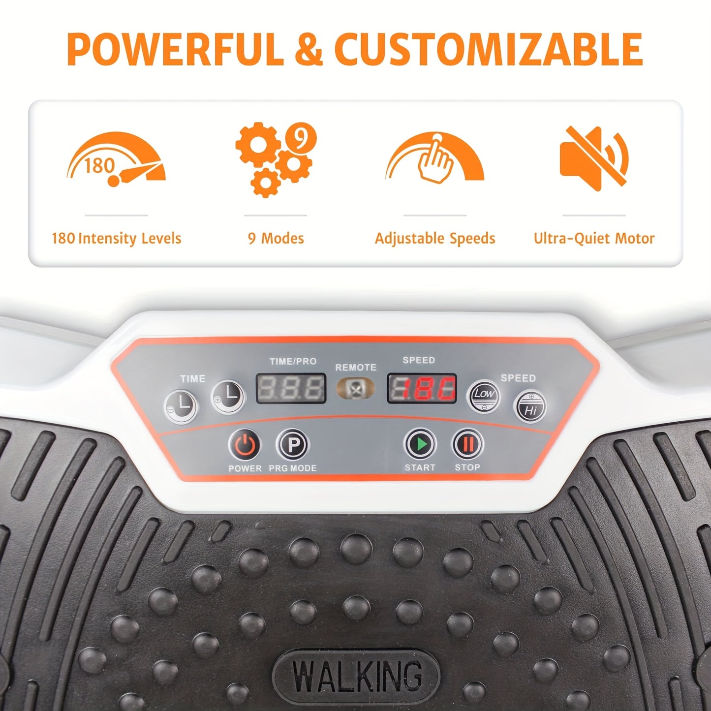 Trilplaat – Vibratieplaat – Vibration Plate – Powerplate – Fitnessapparaat – 3 Intensiteitsniveaus – Max. 150 kg Draagvermogen