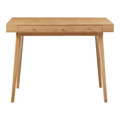 Bureau – Werktafel – Schrijftafel – Computertafel – Bamboe tafel – 100x50x75 cm – 3 Lades – Duurzaam Natuurlijk Materiaal