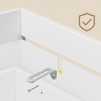 Ladekast – Commode – Kast – Opbergkast – Dressoir – 6 Lade(s) – Wit – Ruime Opbergruimte – Geruisloze Ladegeleiders