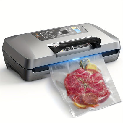 Vacumeermachine – Vakuum Sealer – Vacuümzak Verzamelaar – Vacuumzak Machine – Vacuüm Vacumeerapparaat – Dubbele Sealsysteem – Sterke 95kPa Zuigkracht – Europese Stekker 220-240V