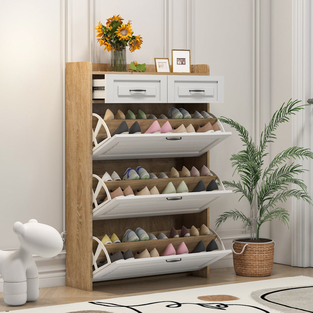 Schoenenkast – Schoenenrek – Schoenenopberger – Schoenenbank – Opbergkast – Draaibaar Design – Ruimtebesparend Verticaal – 80 cm Breed – Duurzaam Modern Meubel