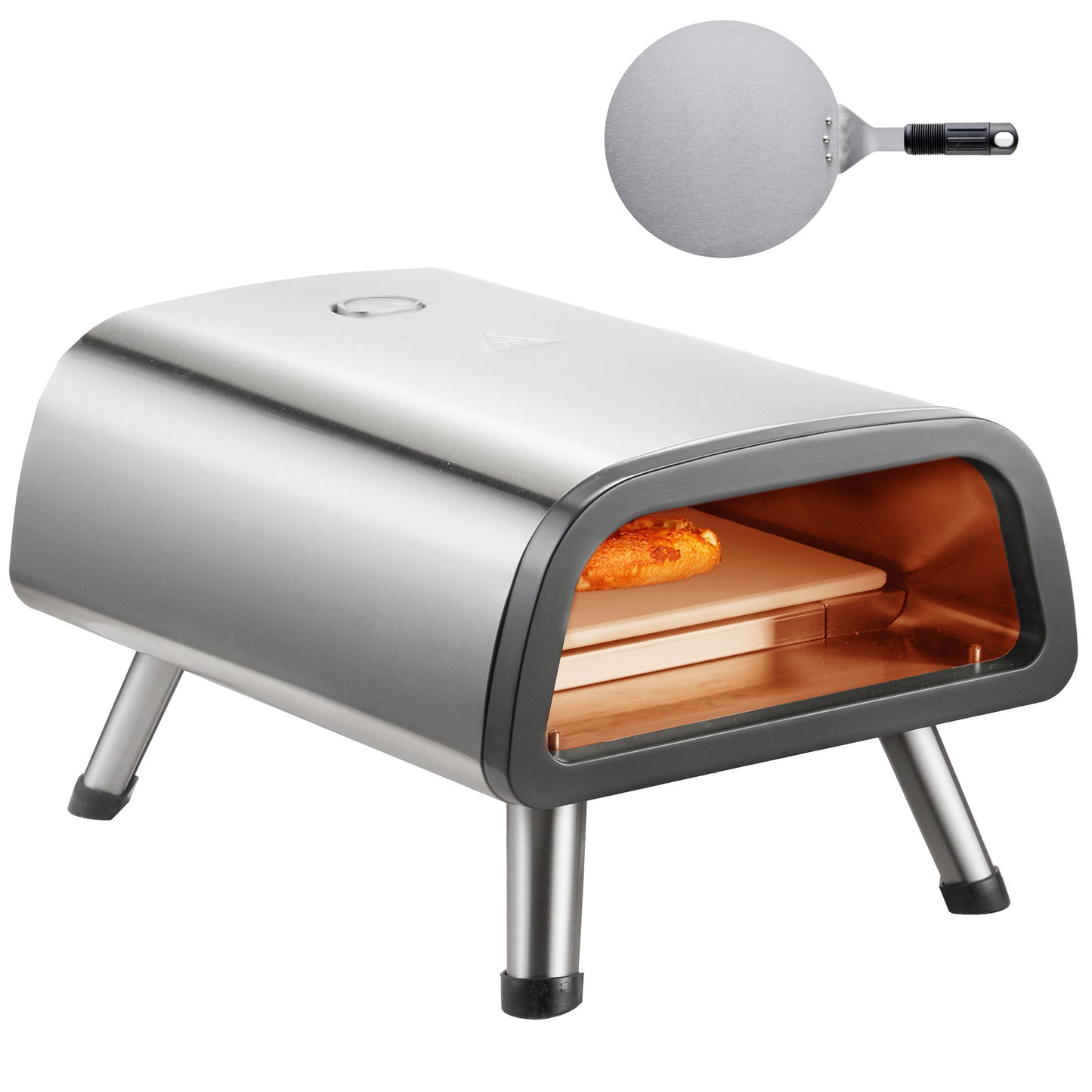 Pizzarette – Pizza Oven – Pizzamaker – Elektrische Oven – Tafeloven – Tot 850°C – Inclusief Timer en Draagtas