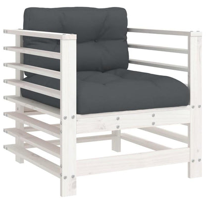 Tuinstoelen – Tuinstoel Set – Buitenstoel – Houten Stoel – Terrasstoel – Massief Grenenhout – Inclusief Comfortabele Kussens