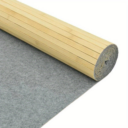 Bamboescherm – Privacy Scherm – Tuinscherm – Afzetting – Balkonscherm – Beige – 165x400 cm – Duurzaam Hardhout Bamboe – Lichtgewicht & Eenvoudig te Plaatsen