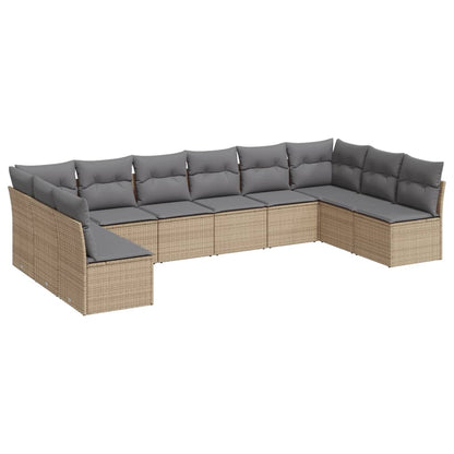 Loungeset – Loungesets – Tuinset – Tuinmeubelen – Loungehoek – Modulaire Opbouw – Weerbestendig PE Rattan – Comfortabele Afritsbare Kussens