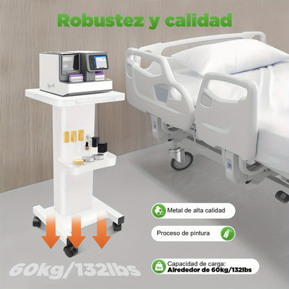 Schoonheidstrolley – Beautykoffer – Salonwagen – Manicurekar – Pedicuretrolley – Stevig Metalen Frame – Ergonomisch Handvat – Ruime Opbergruimte – Zonder Elektriciteit