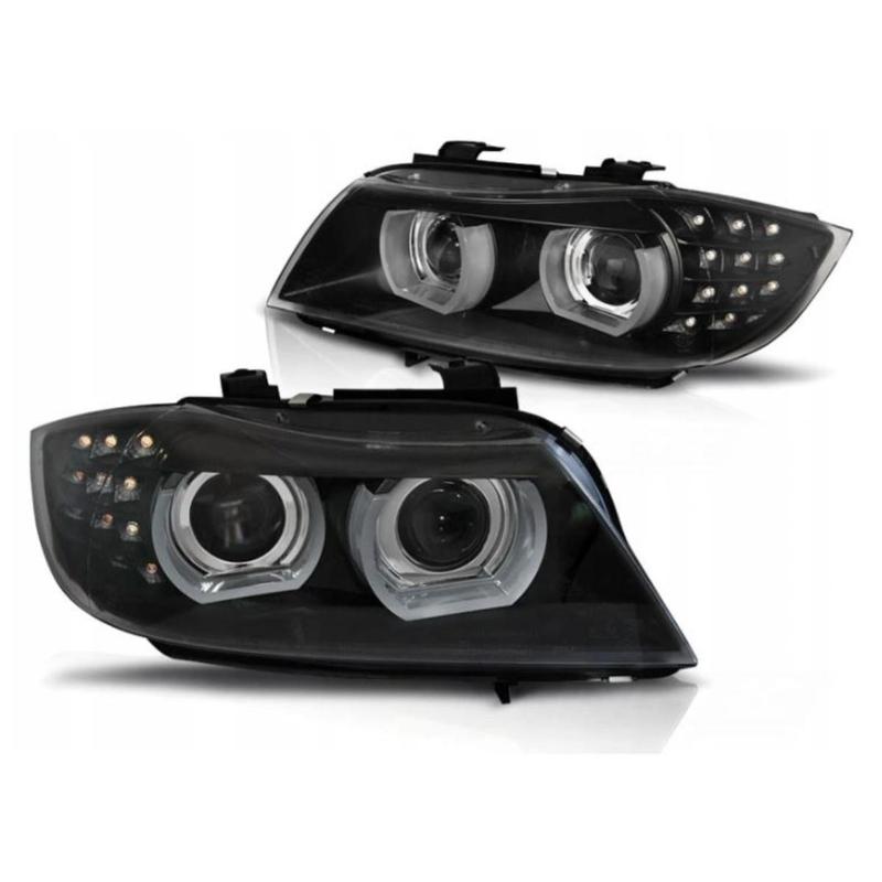 Xenon Lampen – Xenonkoplampen – Autolampen – Reflectorlampen – LED Dagrijverlichting – Elektrische Hoogteverstelling – Geschikt Voor BMW E90 E91 2009-2011