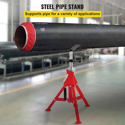 Buissteun – Buissteunen – Pijpensteun – Lassteun – Verstelbare Buissteun – Maximale Draagkracht 1134 kg – Inklapbaar Met Anti-Slip Handgreep