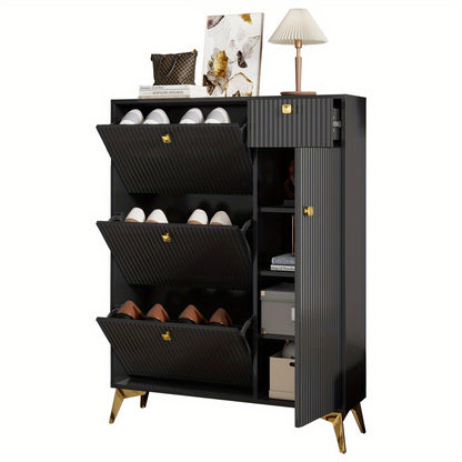 Schoenenkastje – Schoenenrek – Schoenopberger – Schoenhouder – Schoenmeubel – Smal Wit Design – Stevig Metaal – Compact Ruimtebesparend