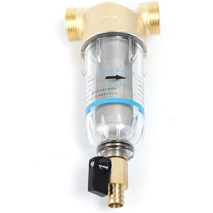 Voorfilter – Voorfilterwater – Waterfilter – Sedimentfilter – Roestvrijstalen Filter – Filterprecisie 40 Micron – Inlaatdiameter 86 mm