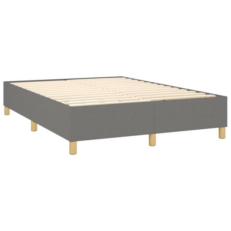 Modern Minimalist Bed Frame - Heavy-Duty Wooden Platform Bed with Easy Assembly, No Mattress Included - Space-Saving Design for Small Bedrooms - Ideal for Apartments, Dorms, Studios - Mattress Compatible (140x200cm/ 55x79in)