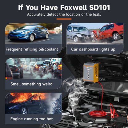 Automotive Smoke Machine – Rooklekdetector – EVAP Tester – Lekzoeker – Lekdetectie Apparatuur – Ingebouwde Luchtpomp – Variabele Flowmeter