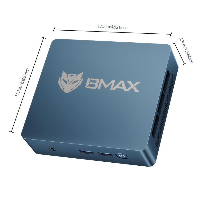 Mini PC Desktop Computer – Compact PC – Streaming Computer – Office PC – Power Mini PC – Intel 5205U – 8GB DDR4 RAM – 256GB M.2 SSD – Dual 4K UHD Display – Efficiënte Koeling