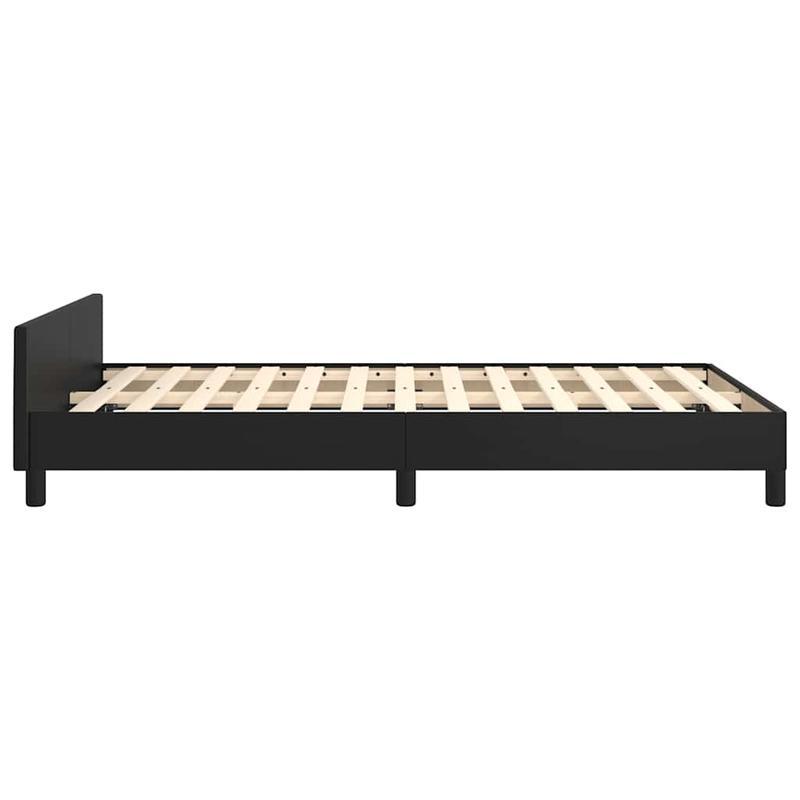 Bed frame con Testiera without Mattress Black 120x200cm Practical, removable, suitable for all seasons, Versatile Bed Frame, Bedroom Furniture, Modern Bedroom, Stylish Furniture, Easy Assembly, Durable Construction, Compact B