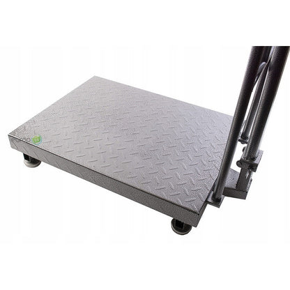 Weegschaal – Personenweegschaal – Lichaamsweegschaal – Digitale Weegschaal – Magazijnweegschaal – 300 kg Capaciteit – Groot 50x40 cm Platform – LED Display met Rode Cijfers