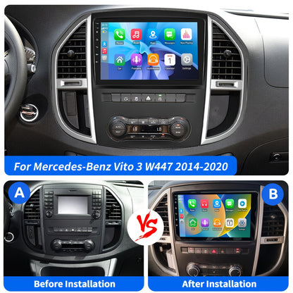 Android 14 Autoradio – Multimedia Speler – Car Stereo – Navigatie Systeem – Touchscreen Radio – 10,1 Inch HD IPS Display – Draadloze CarPlay & Android Auto