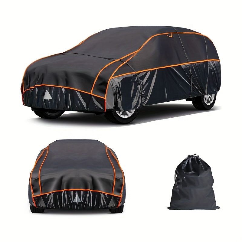 Autohoes Hagelbestendig – Beschermingdoek – Carcover – Hageldoek – Garagehoes – 510x200 cm – 5 mm EVA Schuim – Reflecterende Veiligheidselementen