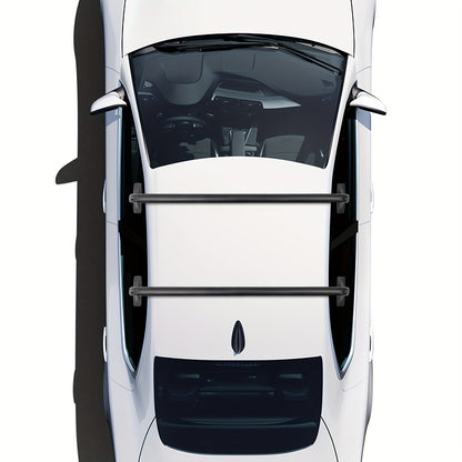 Dakdrager Auto – Dakkoffer Dragers – Dakrekken – Roof Bars – Crossbars – Zwaar Aluminium – No-Drill Installatie – 330 kg Draagvermogen – Zwart Aerodynamisch