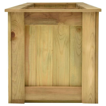 Hoogte Moestuinbak – Verhoogde Plantenbak – Kweekbak – Moestuinbak – Kruidenbak – Geïmpregneerd Vurenhout – Ruime Afmetingen 196x50x50 cm