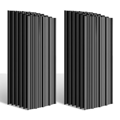 Dakpanelen – Dakplaten – Dakbedekking – Dakplaat – Golfplaat – Gegalvaniseerd Staal – 129x46 cm – 0,25 mm Dikte – Groen – Set van 36 stuks – Weerbestendig & Lichtgewicht