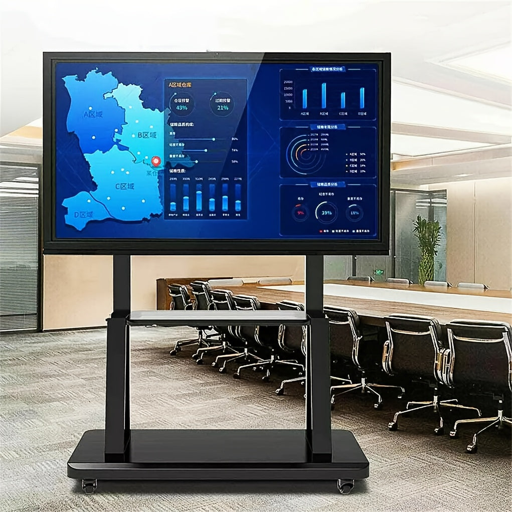 TV Standaard – TV Statief – Monitorstandaard – TV Voet – Mobiele TV Trolley – Verstelbaar – Metalen Frame – Geschikt 32-80 Inch – Max. 65 kg