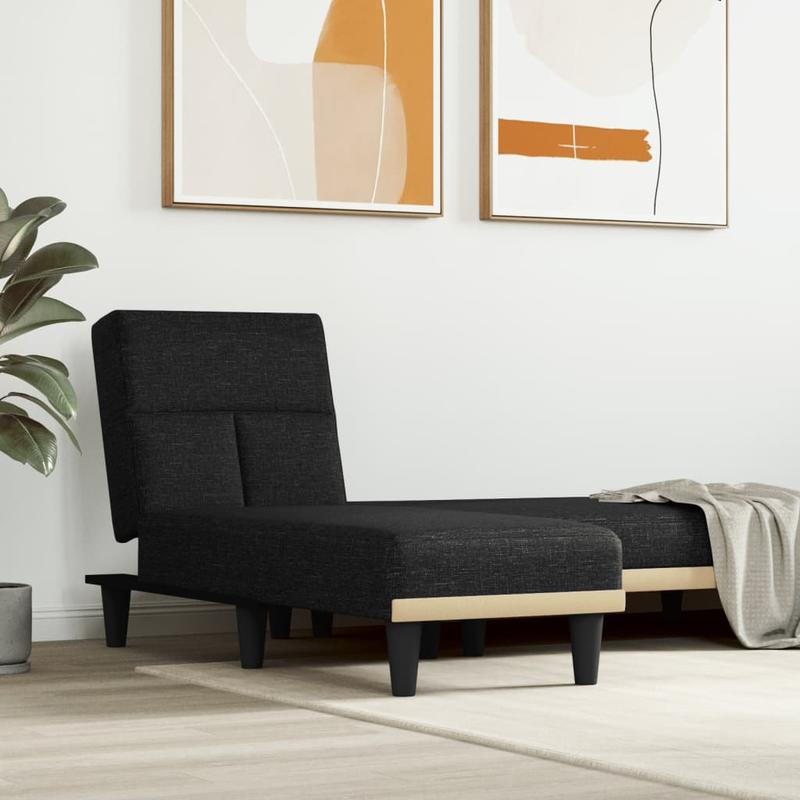 Lounge Fauteuil – Fauteuil – Stoel – Relaxstoel – Zithoekstoel – Noir – Stevig Frame – Onderhoudsvriendelijke Stof