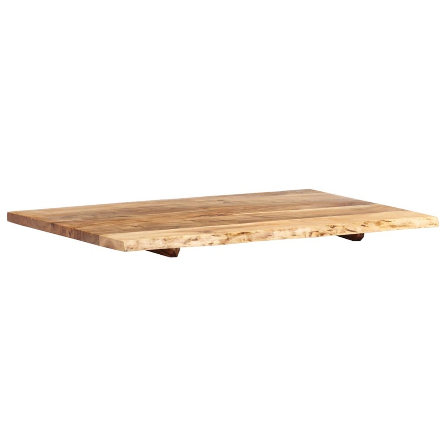 Badkamerblad – Wastafelblad – Wasbakblad – Badkamermeubelblad – Houten Blad – Solide Acaciahout – 80x52x2,5 cm – Duurzaam & Waterbestendig