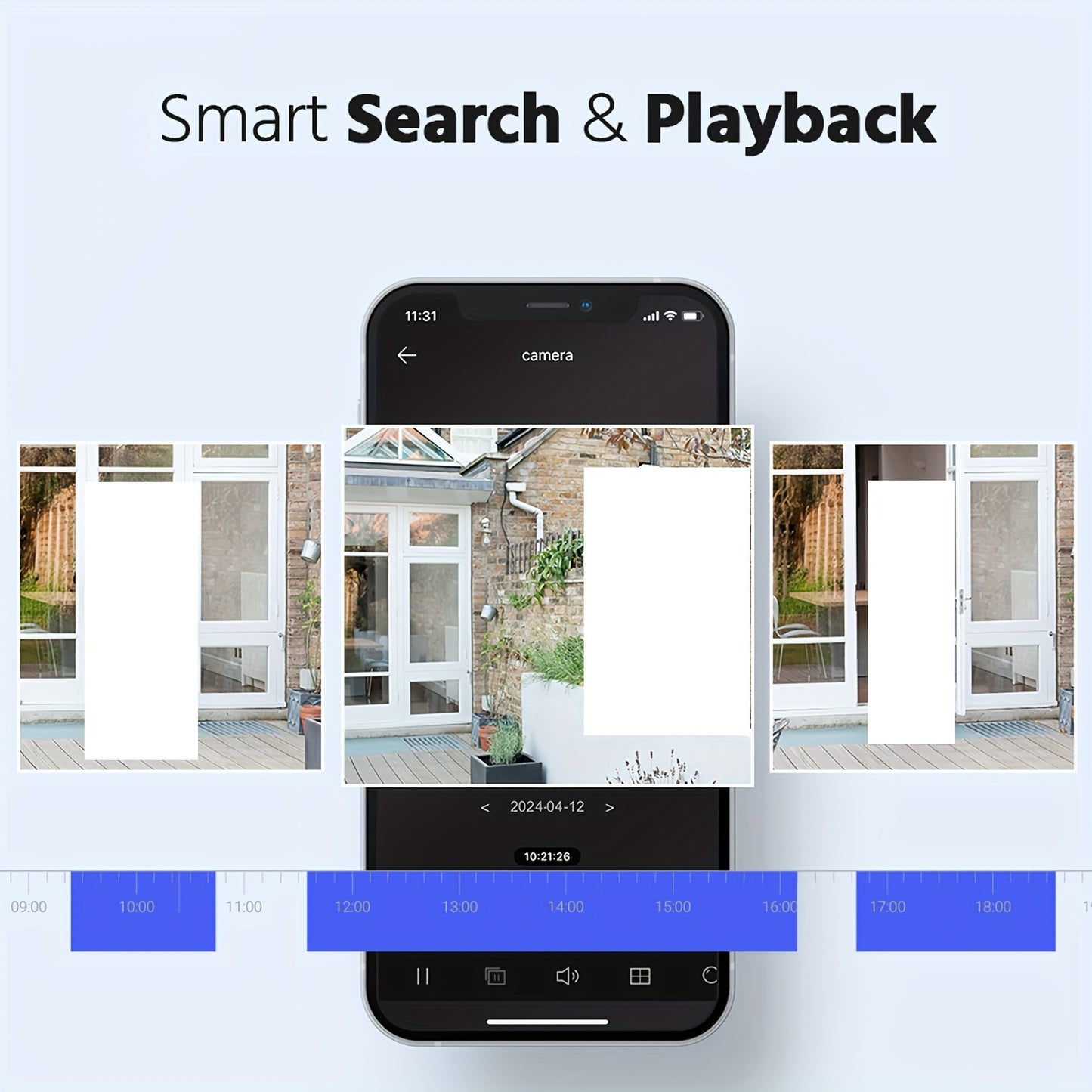 Beveiligingscamera – Camerabewaking – Bewakingscamera – Buitencamera – IP-camera – 3K Ultra HD Resolutie – AI Mens- & Voertuigdetectie