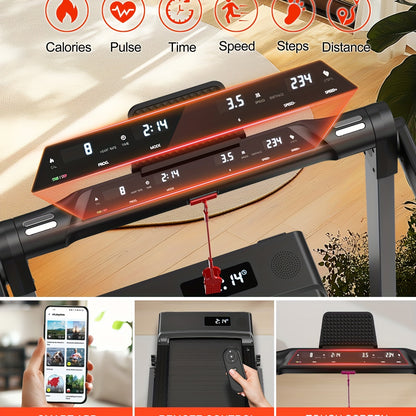 Loopband – Wandelband – Hardloopband – Treadmill – Walking Pad – 2,5 PK Motor – Inklapbaar met Bluetooth & 12 Programma’s