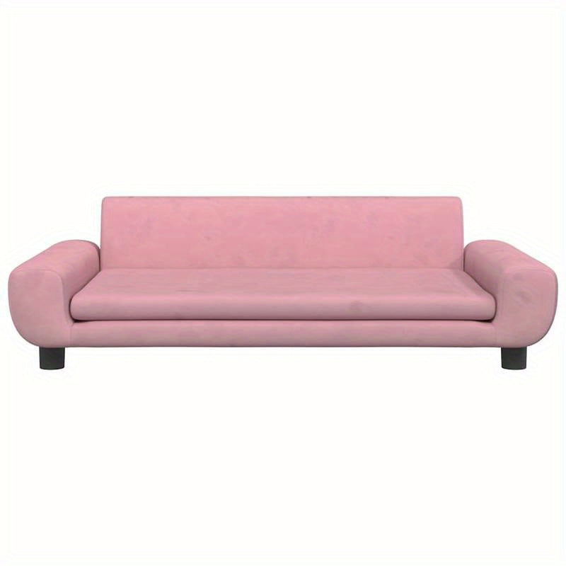 Pink Dog Bed 100x54x33cm Soft and Light Beige-Friendly Stylish and Beautiful Removable and Washable Comfortable and Warm Suitable for Medium-Large Dogs, Pet Furniture, Cozy Pet Furniture, Modern Pet Furniture, Durable Pet Fur