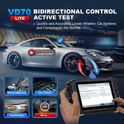 Autodiagnose Scanner – OBD2 Scanner – Foutcode Uitlezer – Auto Diagnose Tool – Auto Scan Tool – Bidirectionele Besturing – Levenslange Gratis Updates