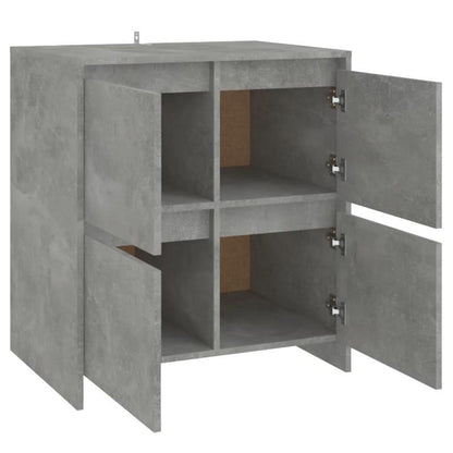 Sideboard 70x41x75cm edited wood concrete gray Practical and removable