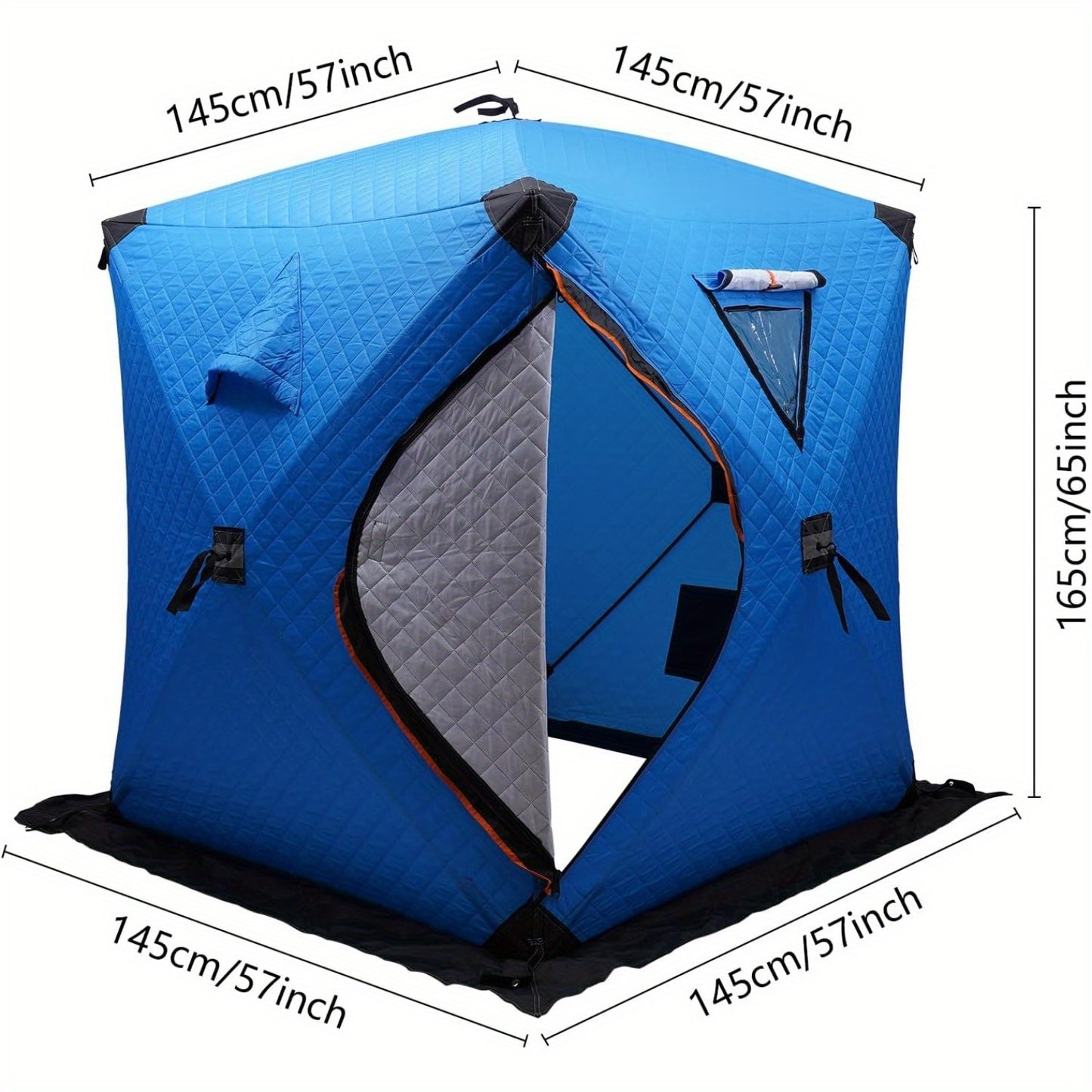 Privacy Tent – Vistuinhut – Kleedtent – Kampeertent – Outdoor Shelter – Compact 145x145x165 cm – Waterafstotend Oxford Katoen