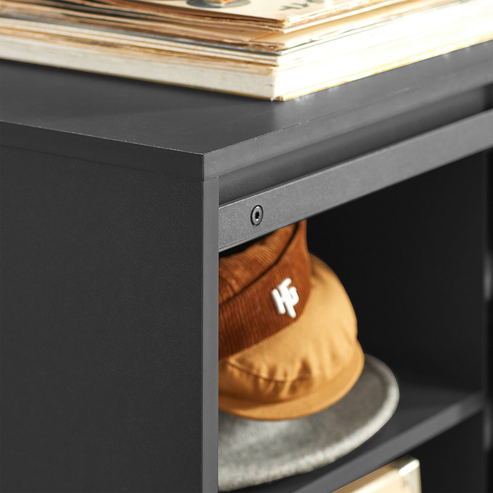 Kast – Ladekast – Opbergkast – Dressoir – Ladenkast – Wit – 5 Lades – Compact 74x40x91 cm