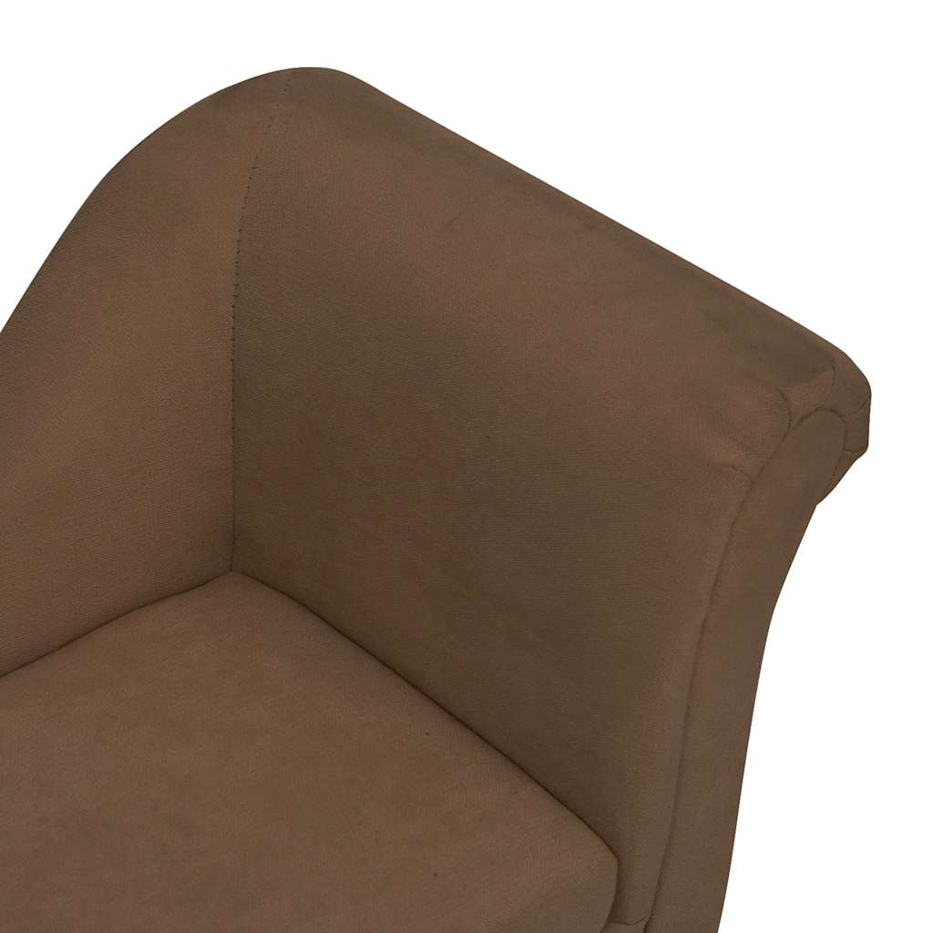 Dierenbank Hond Kat – Huisdierbank – Hondenbed – Kattenmand – Pet Sofa – Stevig Houten Frame – Wasbare Pluche Bekleding – Groot Bruin